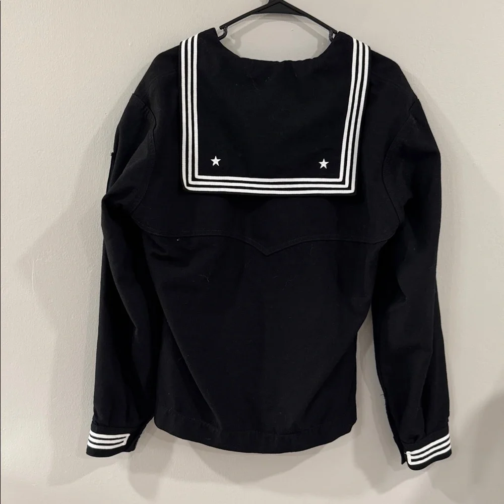 American Navy Sailor defense logistics 100% wool pullover jacket